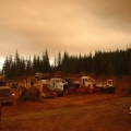 Fire camp in 2002.