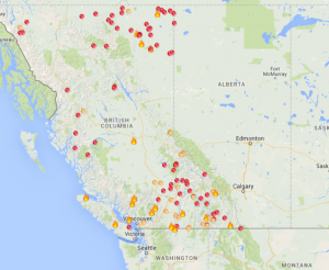 2015 Fires in British Columbia, Canada - Obadiah's Wildfire Fighters